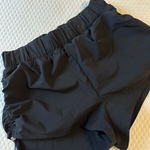 ALO Yoga Black Side Cinch Shorts